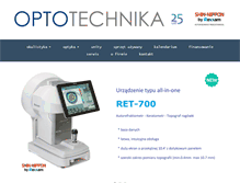 Tablet Screenshot of optotechnika.com.pl